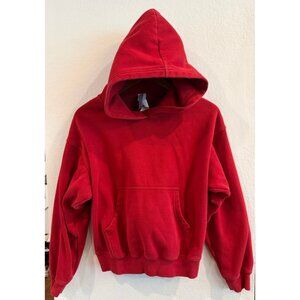 Fabletics Red Fleece Pullover Hoodie XS